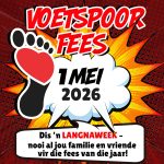 Vootspoor fees 1mei