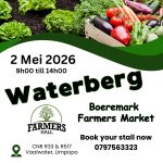 Vaalwater Market 2 Mei