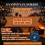 Saamstaan sokkie 20 junie